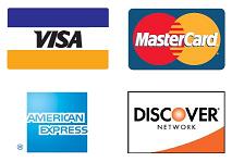 All Major Credit Cards Accepted